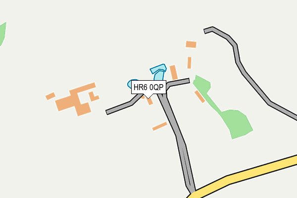 HR6 0QP map - OS OpenMap – Local (Ordnance Survey) HR6 0QP map - OS OpenMap – Local (Ordnance Survey)