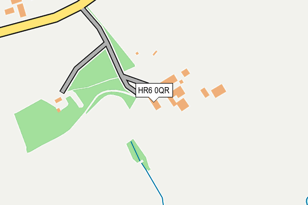 HR6 0QR map - OS OpenMap – Local (Ordnance Survey) HR6 0QR map - OS OpenMap – Local (Ordnance Survey)
