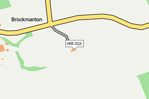 HR6 0QX map - OS OpenMap – Local (Ordnance Survey) HR6 0QX map - OS OpenMap – Local (Ordnance Survey)