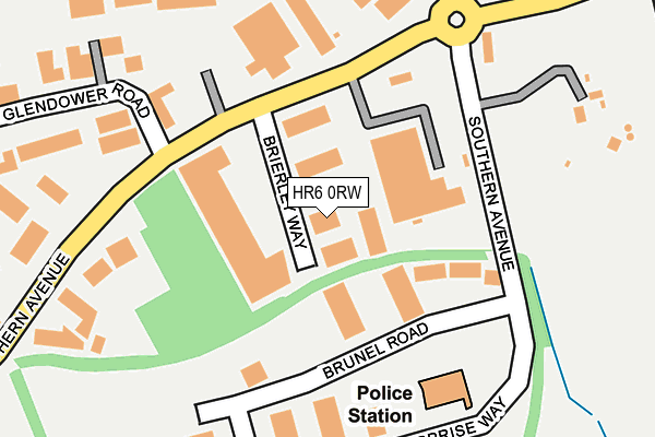 HR6 0RW map - OS OpenMap – Local (Ordnance Survey) HR6 0RW map - OS OpenMap – Local (Ordnance Survey)