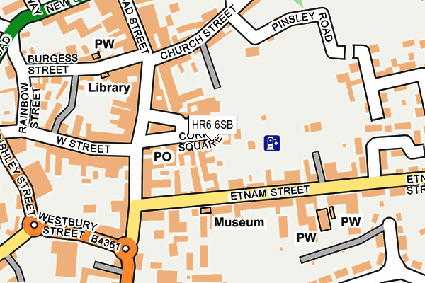 HR6 6SB map - OS OpenMap – Local (Ordnance Survey) HR6 6SB map - OS OpenMap – Local (Ordnance Survey)