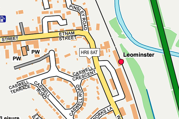 HR6 8AT map - OS OpenMap – Local (Ordnance Survey) HR6 8AT map - OS OpenMap – Local (Ordnance Survey)