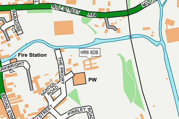 HR6 8DB map - OS OpenMap – Local (Ordnance Survey) HR6 8DB map - OS OpenMap – Local (Ordnance Survey)