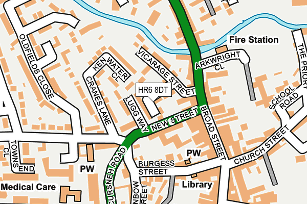 HR6 8DT map - OS OpenMap – Local (Ordnance Survey) HR6 8DT map - OS OpenMap – Local (Ordnance Survey)