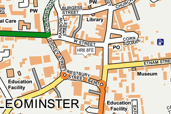 HR6 8FE map - OS OpenMap – Local (Ordnance Survey) HR6 8FE map - OS OpenMap – Local (Ordnance Survey)