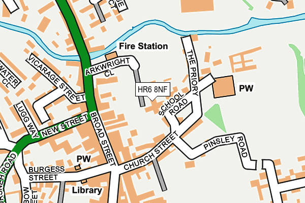 HR6 8NF map - OS OpenMap – Local (Ordnance Survey) HR6 8NF map - OS OpenMap – Local (Ordnance Survey)