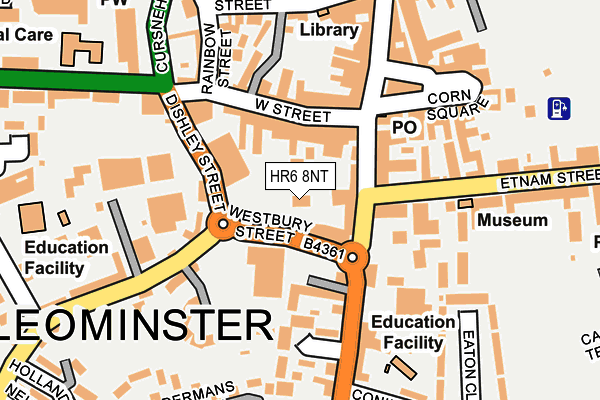 HR6 8NT map - OS OpenMap – Local (Ordnance Survey) HR6 8NT map - OS OpenMap – Local (Ordnance Survey)