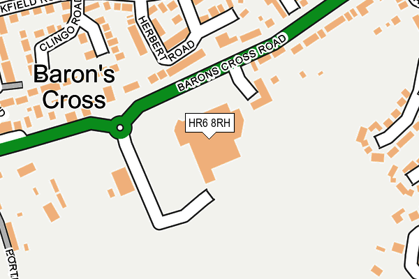 HR6 8RH map - OS OpenMap – Local (Ordnance Survey) HR6 8RH map - OS OpenMap – Local (Ordnance Survey)