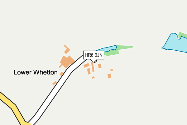 HR6 9JN map - OS OpenMap – Local (Ordnance Survey) HR6 9JN map - OS OpenMap – Local (Ordnance Survey)