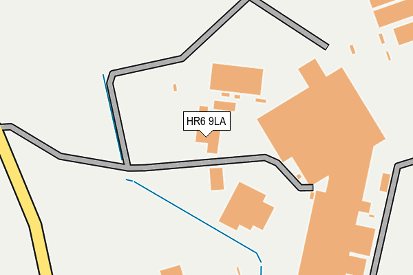 HR6 9LA map - OS OpenMap – Local (Ordnance Survey) HR6 9LA map - OS OpenMap – Local (Ordnance Survey)
