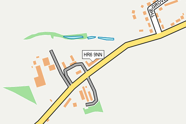 HR6 9NN map - OS OpenMap – Local (Ordnance Survey) HR6 9NN map - OS OpenMap – Local (Ordnance Survey)