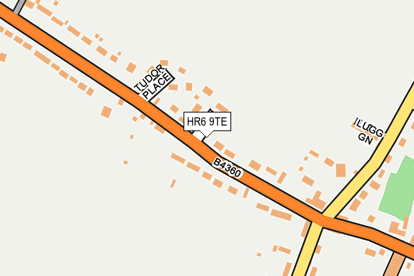 HR6 9TE map - OS OpenMap – Local (Ordnance Survey) HR6 9TE map - OS OpenMap – Local (Ordnance Survey)