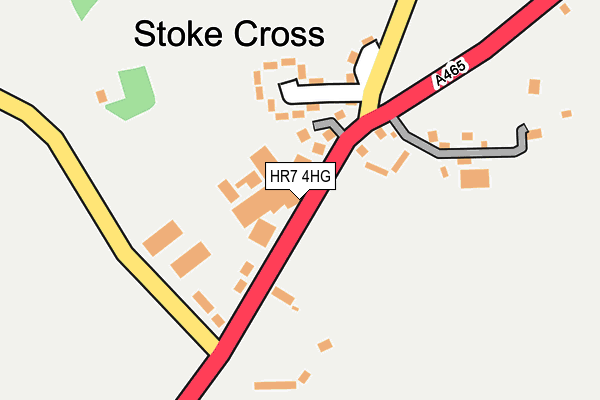 HR7 4HG map - OS OpenMap – Local (Ordnance Survey) HR7 4HG map - OS OpenMap – Local (Ordnance Survey)