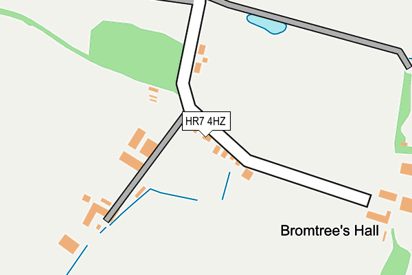 HR7 4HZ map - OS OpenMap – Local (Ordnance Survey) HR7 4HZ map - OS OpenMap – Local (Ordnance Survey)