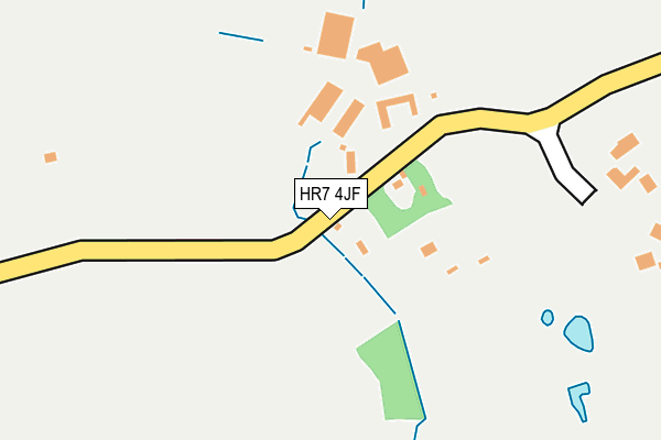 HR7 4JF map - OS OpenMap – Local (Ordnance Survey) HR7 4JF map - OS OpenMap – Local (Ordnance Survey)