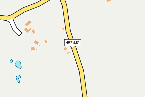 HR7 4JG map - OS OpenMap – Local (Ordnance Survey) HR7 4JG map - OS OpenMap – Local (Ordnance Survey)