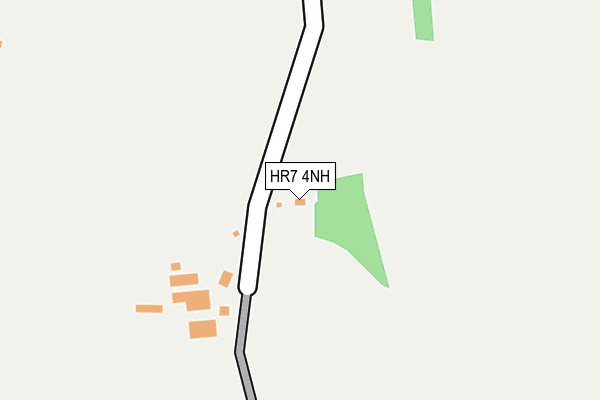 HR7 4NH map - OS OpenMap – Local (Ordnance Survey) HR7 4NH map - OS OpenMap – Local (Ordnance Survey)
