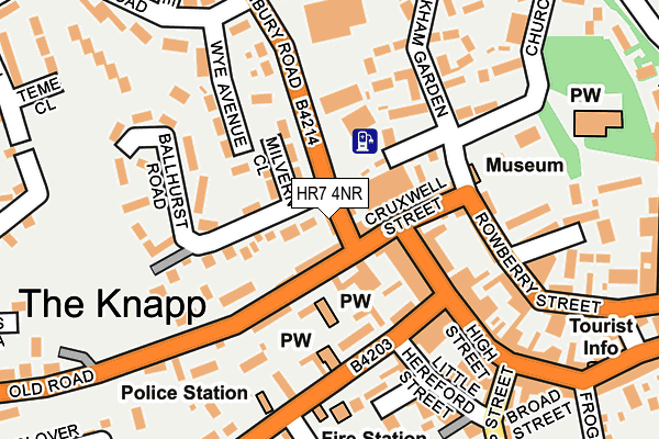 HR7 4NR map - OS OpenMap – Local (Ordnance Survey) HR7 4NR map - OS OpenMap – Local (Ordnance Survey)