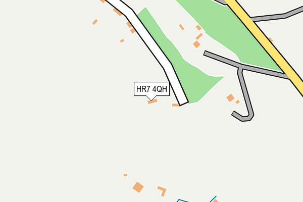 HR7 4QH map - OS OpenMap – Local (Ordnance Survey) HR7 4QH map - OS OpenMap – Local (Ordnance Survey)