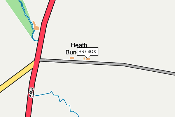 HR7 4QX map - OS OpenMap – Local (Ordnance Survey) HR7 4QX map - OS OpenMap – Local (Ordnance Survey)