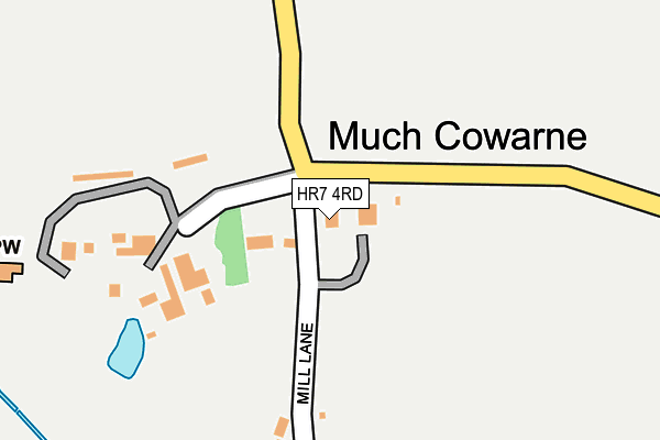 HR7 4RD map - OS OpenMap – Local (Ordnance Survey) HR7 4RD map - OS OpenMap – Local (Ordnance Survey)