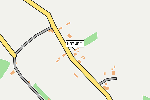 HR7 4RQ map - OS OpenMap – Local (Ordnance Survey)