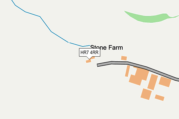 HR7 4RR map - OS OpenMap – Local (Ordnance Survey) HR7 4RR map - OS OpenMap – Local (Ordnance Survey)