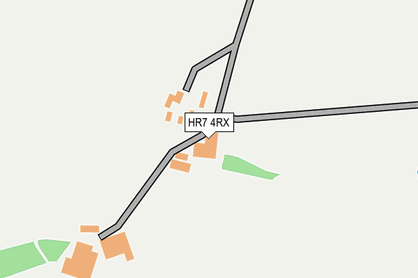 HR7 4RX map - OS OpenMap – Local (Ordnance Survey) HR7 4RX map - OS OpenMap – Local (Ordnance Survey)