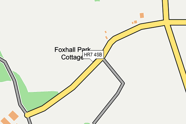 HR7 4SB map - OS OpenMap – Local (Ordnance Survey) HR7 4SB map - OS OpenMap – Local (Ordnance Survey)