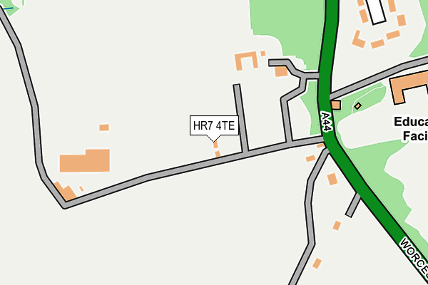 HR7 4TE map - OS OpenMap – Local (Ordnance Survey) HR7 4TE map - OS OpenMap – Local (Ordnance Survey)