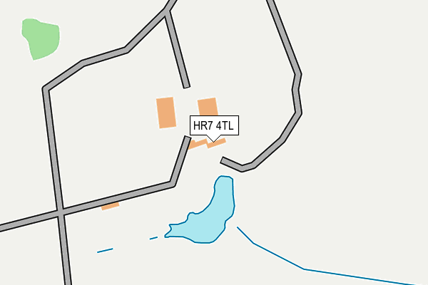 HR7 4TL map - OS OpenMap – Local (Ordnance Survey) HR7 4TL map - OS OpenMap – Local (Ordnance Survey)