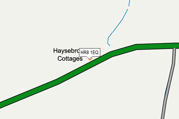 HR8 1EQ map - OS OpenMap – Local (Ordnance Survey) HR8 1EQ map - OS OpenMap – Local (Ordnance Survey)