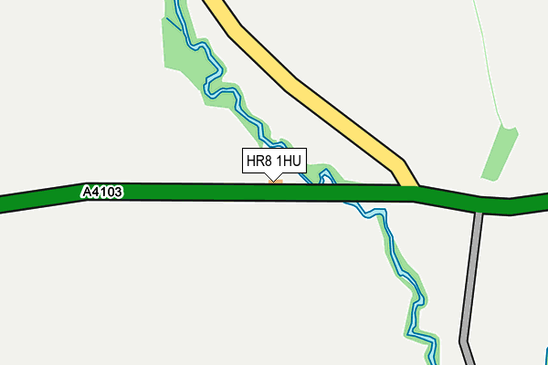 HR8 1HU map - OS OpenMap – Local (Ordnance Survey) HR8 1HU map - OS OpenMap – Local (Ordnance Survey)