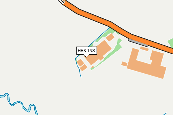HR8 1NS map - OS OpenMap – Local (Ordnance Survey) HR8 1NS map - OS OpenMap – Local (Ordnance Survey)