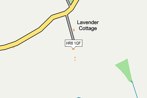 HR8 1QF map - OS OpenMap – Local (Ordnance Survey) HR8 1QF map - OS OpenMap – Local (Ordnance Survey)