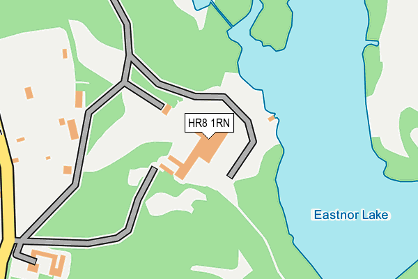 HR8 1RN map - OS OpenMap – Local (Ordnance Survey) HR8 1RN map - OS OpenMap – Local (Ordnance Survey)
