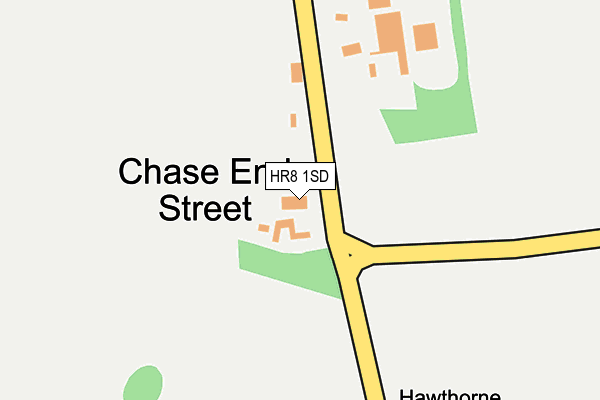 HR8 1SD map - OS OpenMap – Local (Ordnance Survey) HR8 1SD map - OS OpenMap – Local (Ordnance Survey)