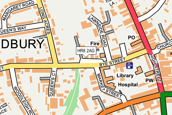 HR8 2AG map - OS OpenMap – Local (Ordnance Survey) HR8 2AG map - OS OpenMap – Local (Ordnance Survey)