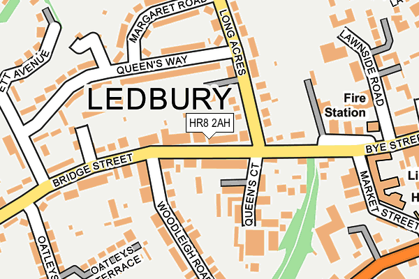 HR8 2AH map - OS OpenMap – Local (Ordnance Survey) HR8 2AH map - OS OpenMap – Local (Ordnance Survey)
