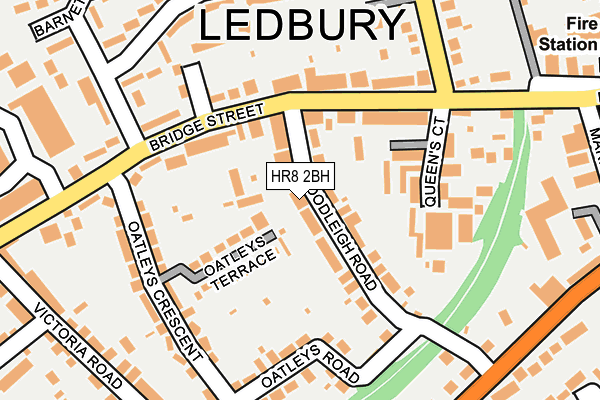 HR8 2BH map - OS OpenMap – Local (Ordnance Survey) HR8 2BH map - OS OpenMap – Local (Ordnance Survey)