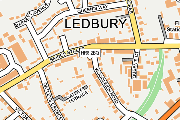 HR8 2BQ map - OS OpenMap – Local (Ordnance Survey) HR8 2BQ map - OS OpenMap – Local (Ordnance Survey)