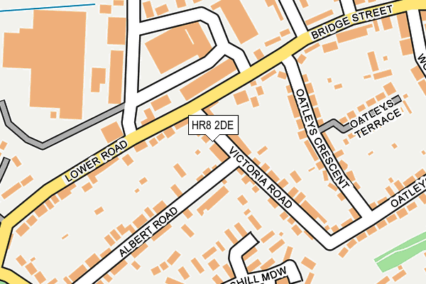 HR8 2DE map - OS OpenMap – Local (Ordnance Survey) HR8 2DE map - OS OpenMap – Local (Ordnance Survey)