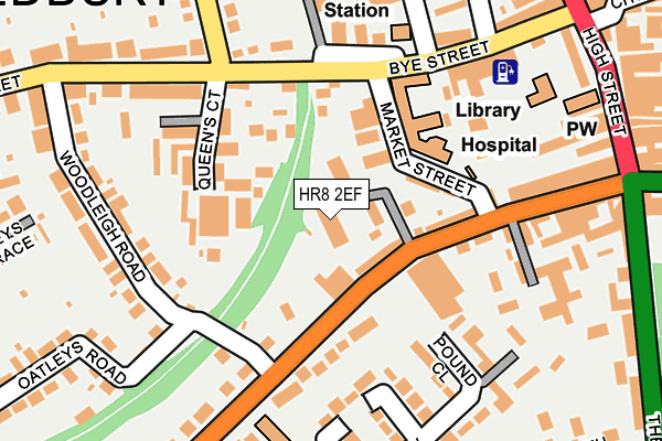 HR8 2EF map - OS OpenMap – Local (Ordnance Survey) HR8 2EF map - OS OpenMap – Local (Ordnance Survey)