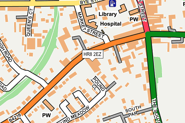 HR8 2EZ map - OS OpenMap – Local (Ordnance Survey) HR8 2EZ map - OS OpenMap – Local (Ordnance Survey)
