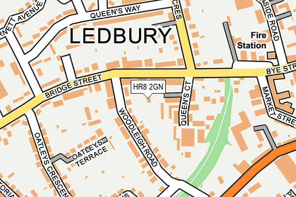 HR8 2GN map - OS OpenMap – Local (Ordnance Survey) HR8 2GN map - OS OpenMap – Local (Ordnance Survey)