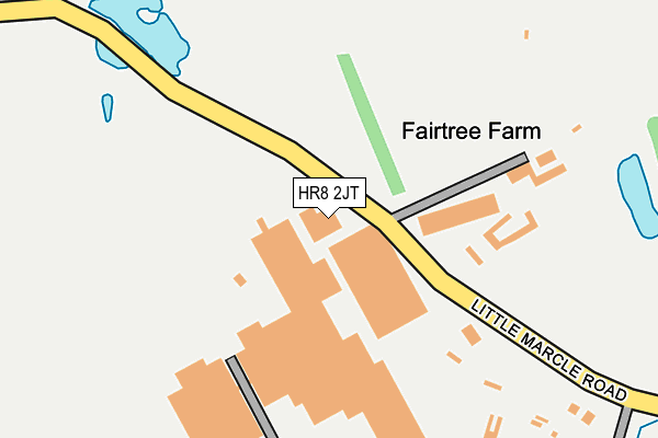 HR8 2JT map - OS OpenMap – Local (Ordnance Survey) HR8 2JT map - OS OpenMap – Local (Ordnance Survey)