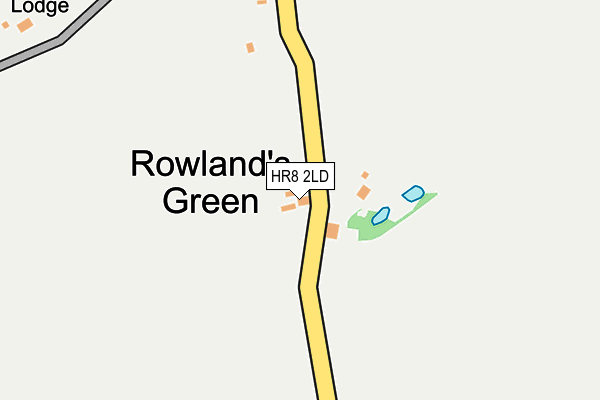 HR8 2LD map - OS OpenMap – Local (Ordnance Survey) HR8 2LD map - OS OpenMap – Local (Ordnance Survey)