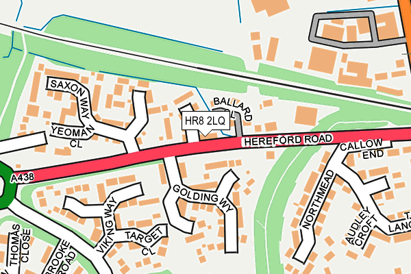 HR8 2LQ map - OS OpenMap – Local (Ordnance Survey) HR8 2LQ map - OS OpenMap – Local (Ordnance Survey)