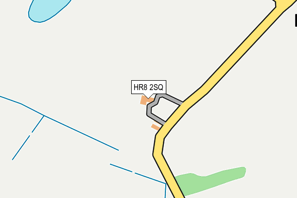 HR8 2SQ map - OS OpenMap – Local (Ordnance Survey) HR8 2SQ map - OS OpenMap – Local (Ordnance Survey)