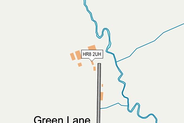 HR8 2UH map - OS OpenMap – Local (Ordnance Survey) HR8 2UH map - OS OpenMap – Local (Ordnance Survey)